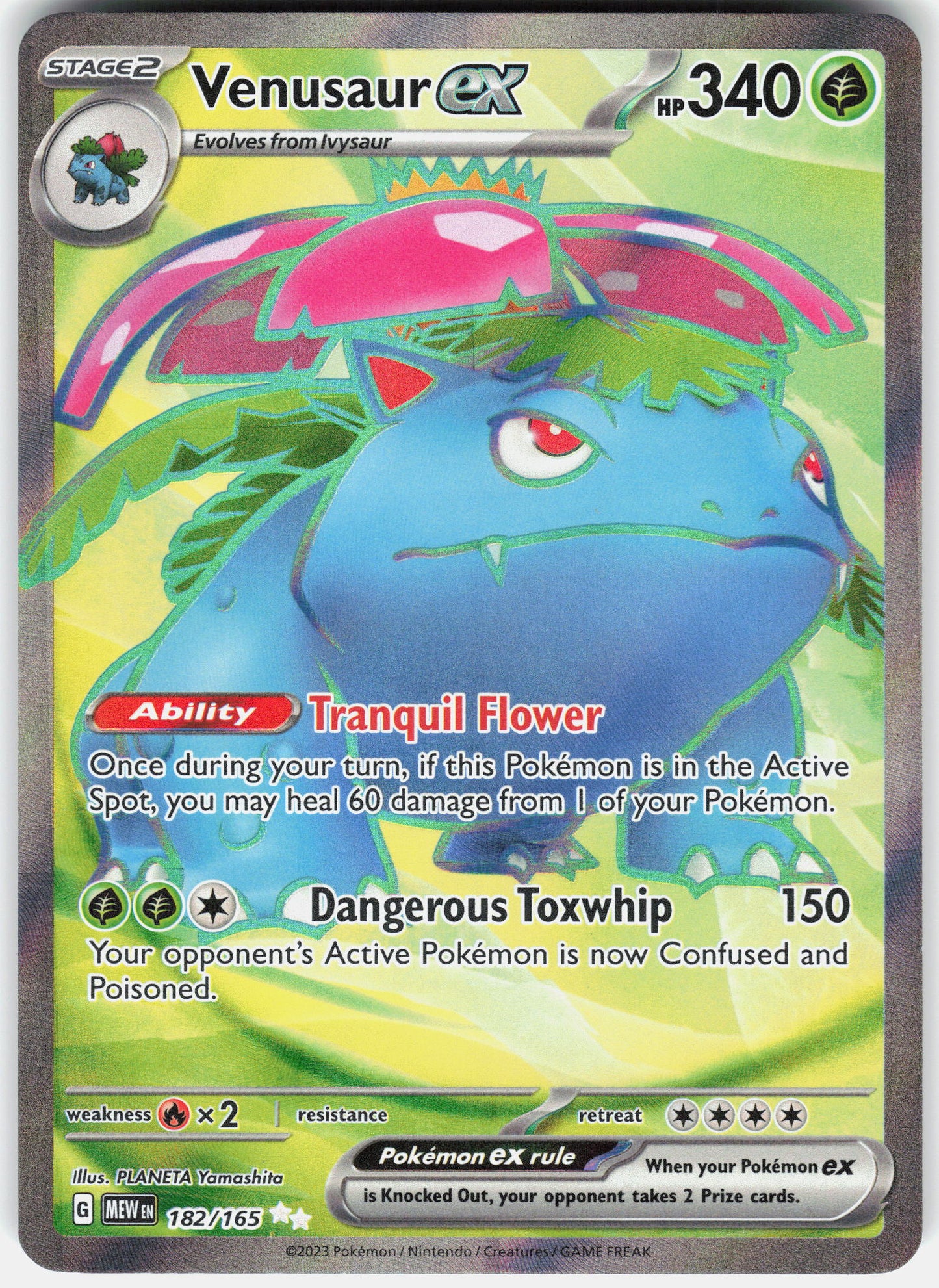 SV: Scarlet & Violet 151 #182/165 Venusaur ex