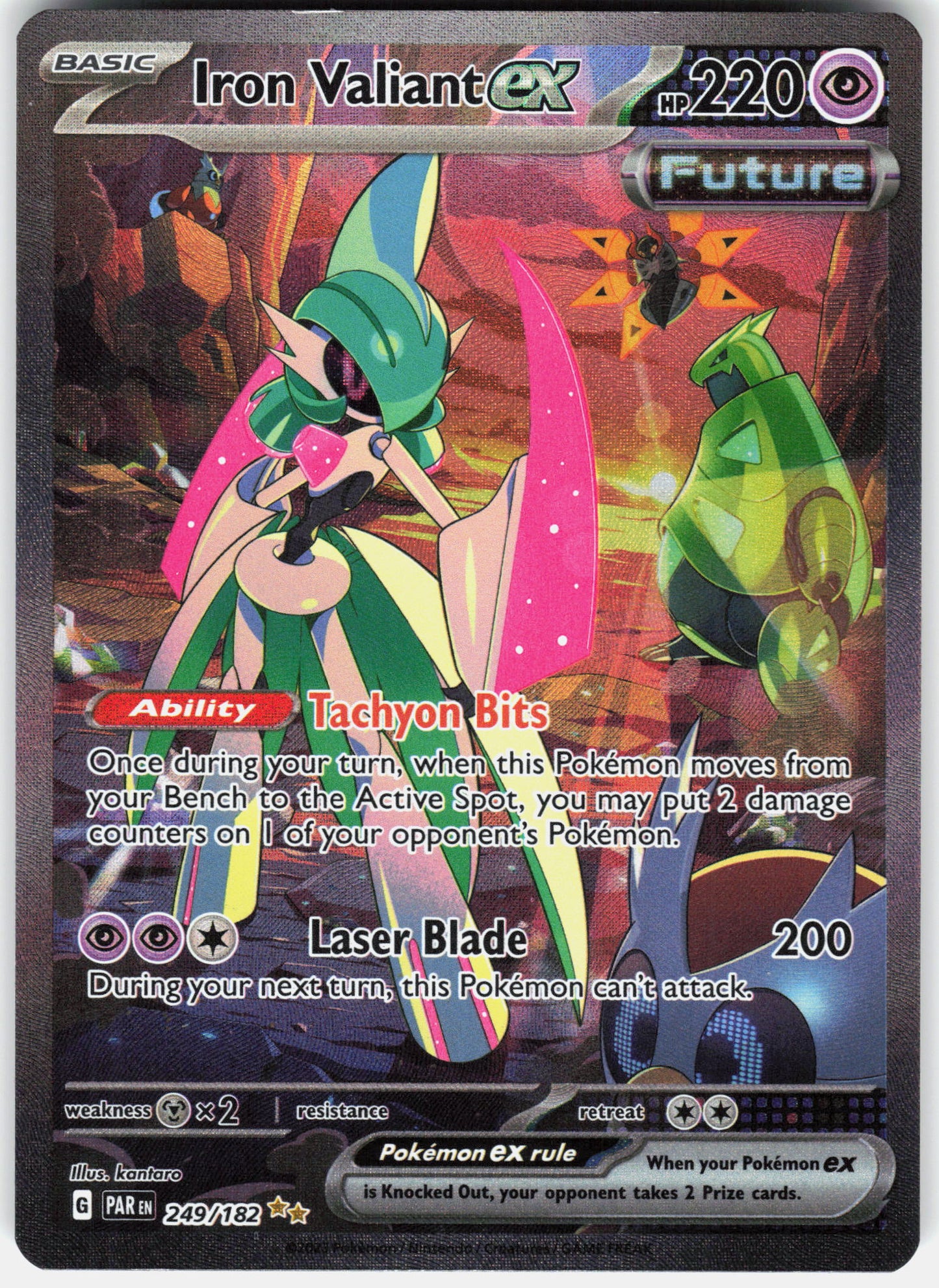 SV04: Paradox Rift #249/182 Iron Valiant ex