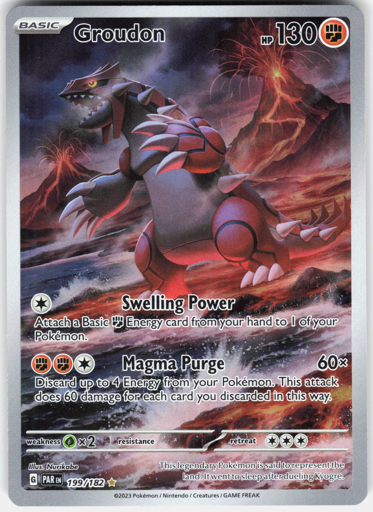 SV04: Paradox Rift #199/182 Groudon