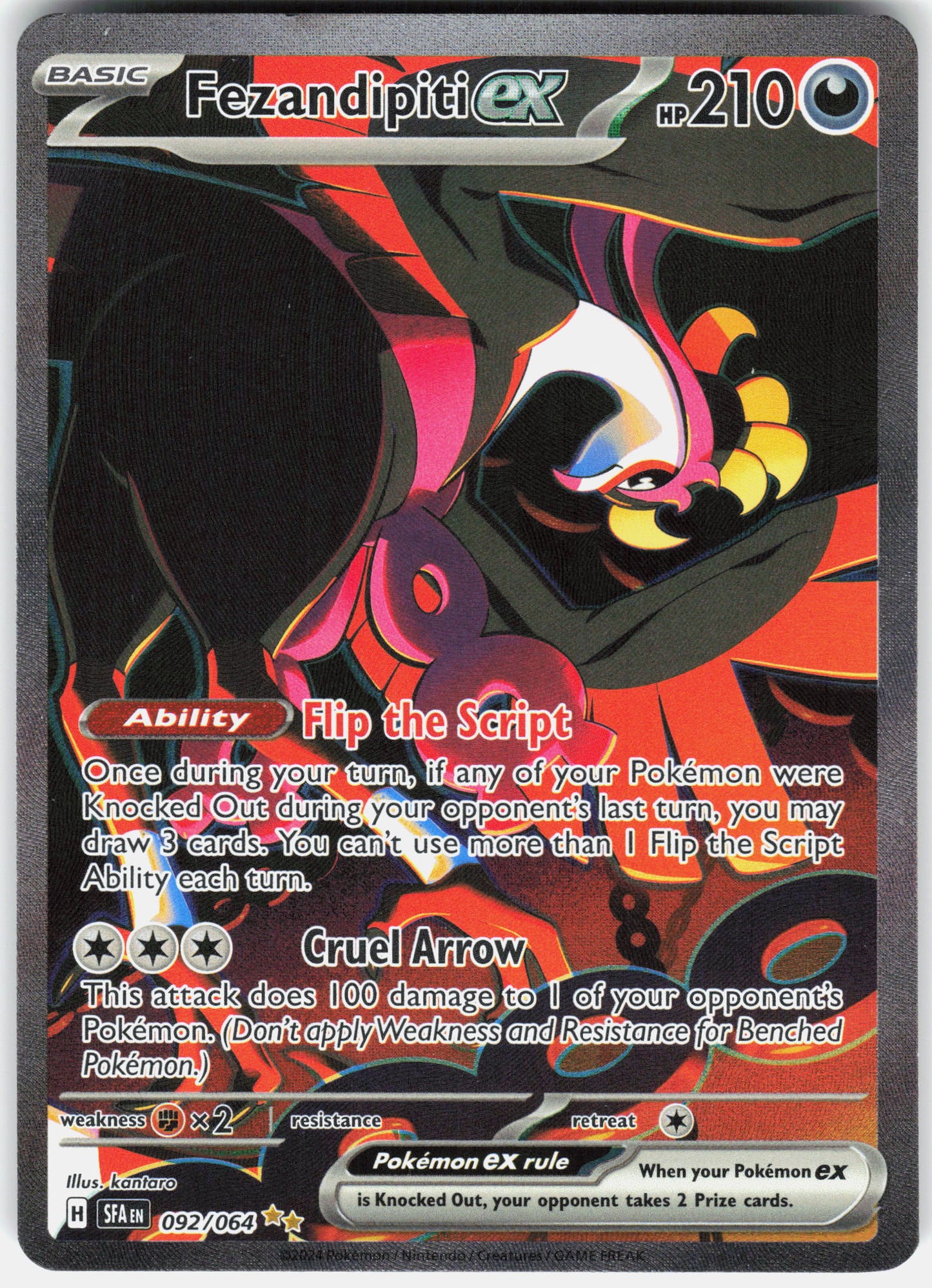 SV: Shrouded Fable #092/064 Fezandipiti ex