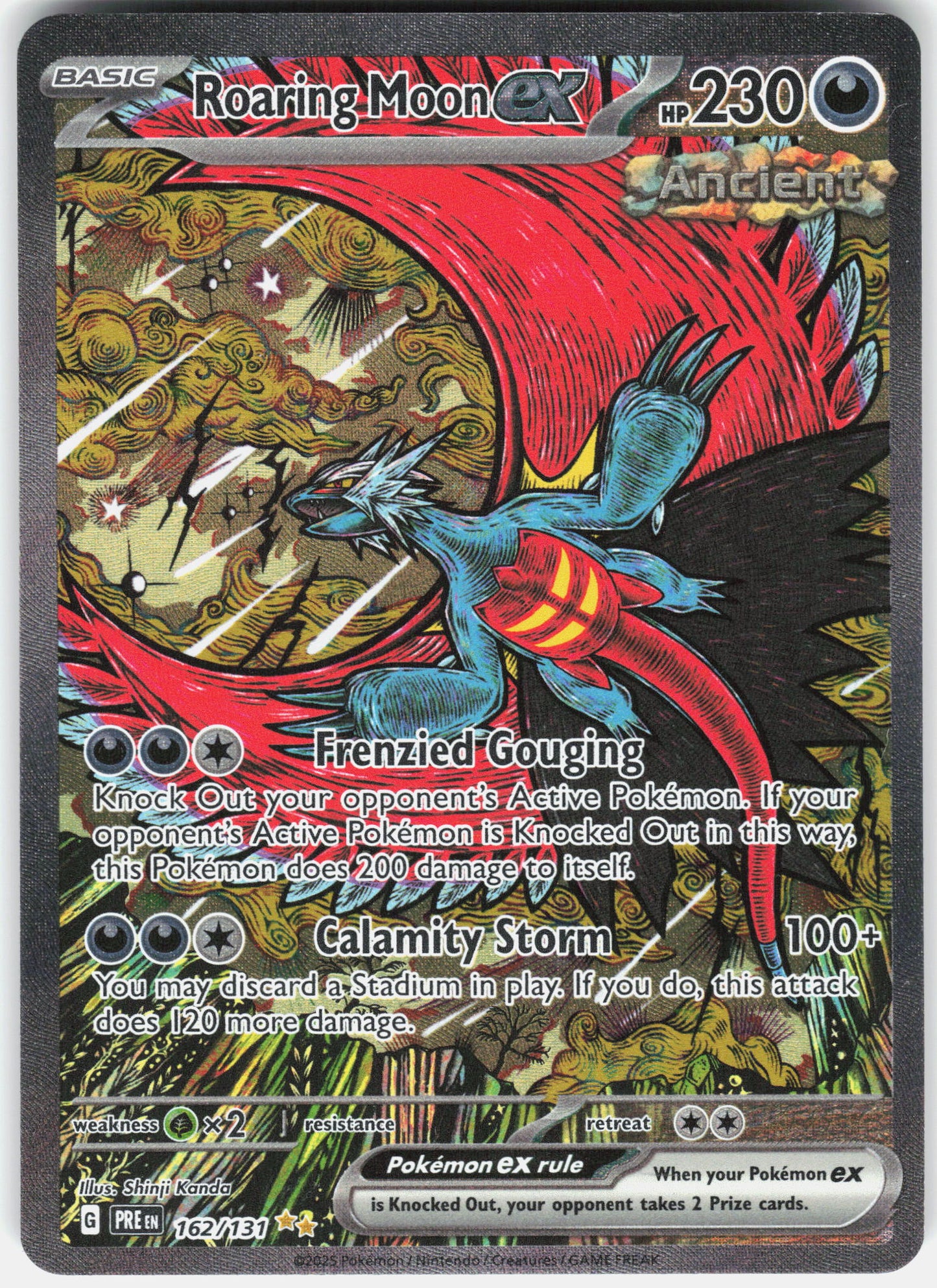 SV: Prismatic Evolutions #162/131 Roaring Moon ex