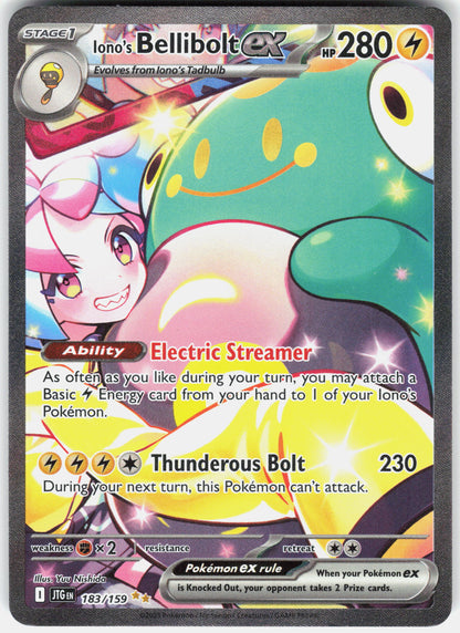 SV09: Journey Together #183/159 Iono's Bellibolt ex