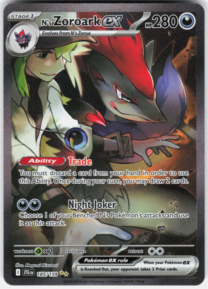 SV09: Journey Together #185/159 N's Zoroark ex