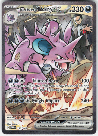 SV10: Destined Rivals #233/182 Team Rocket's Nidoking ex