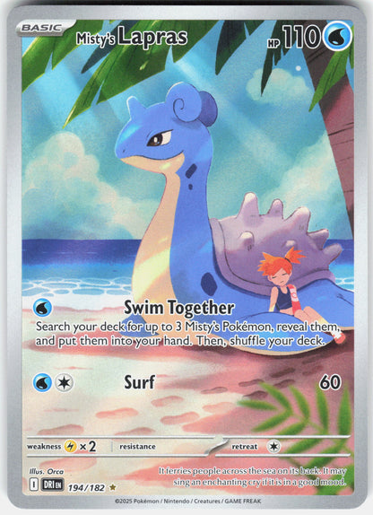 SV10: Destined Rivals #194/182 Misty's Lapras