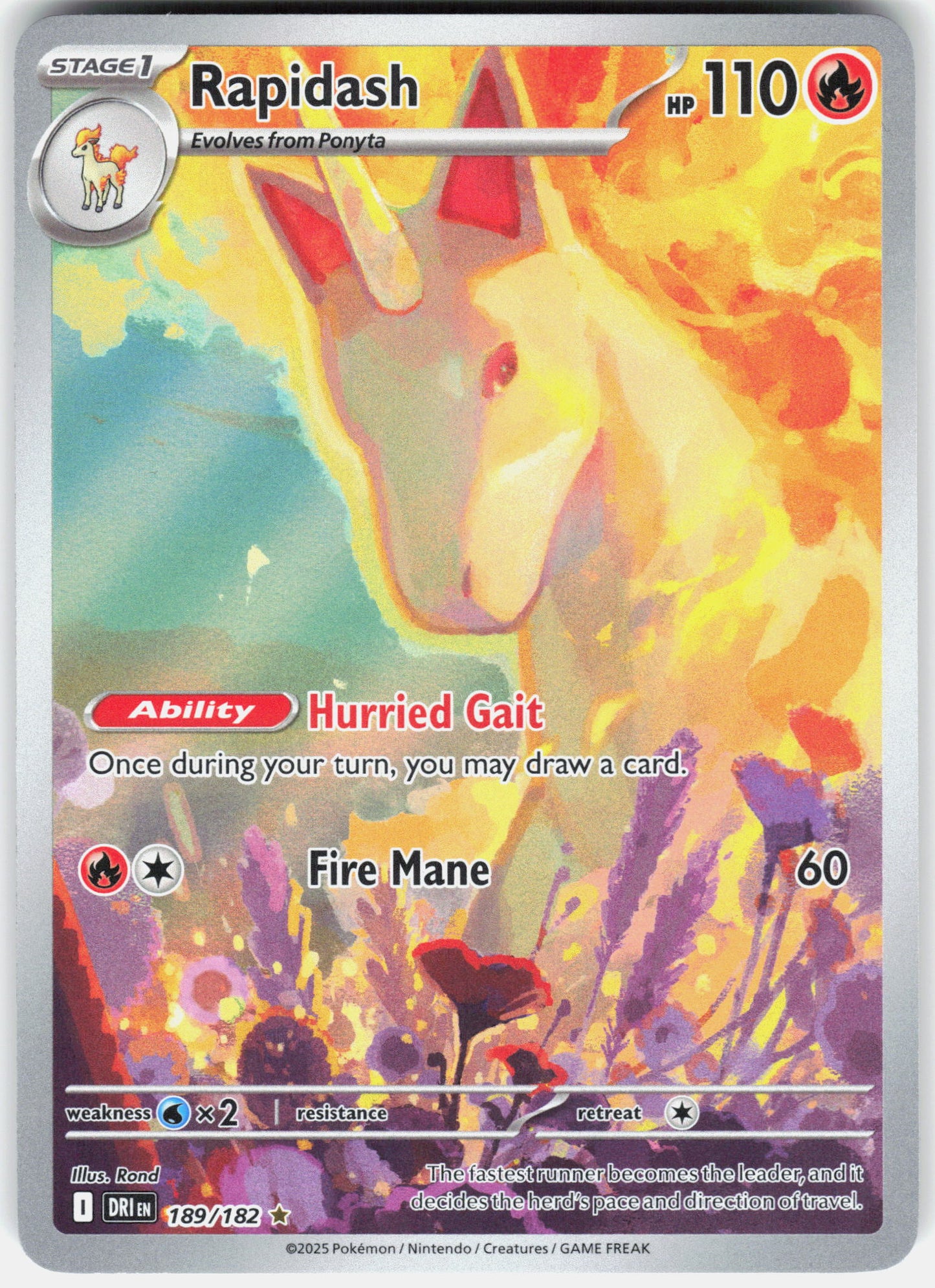 SV10: Destined Rivals #189/182 Rapidash