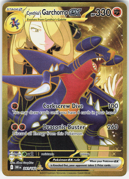SV10: Destined Rivals #241/182 Cynthia's Garchomp ex