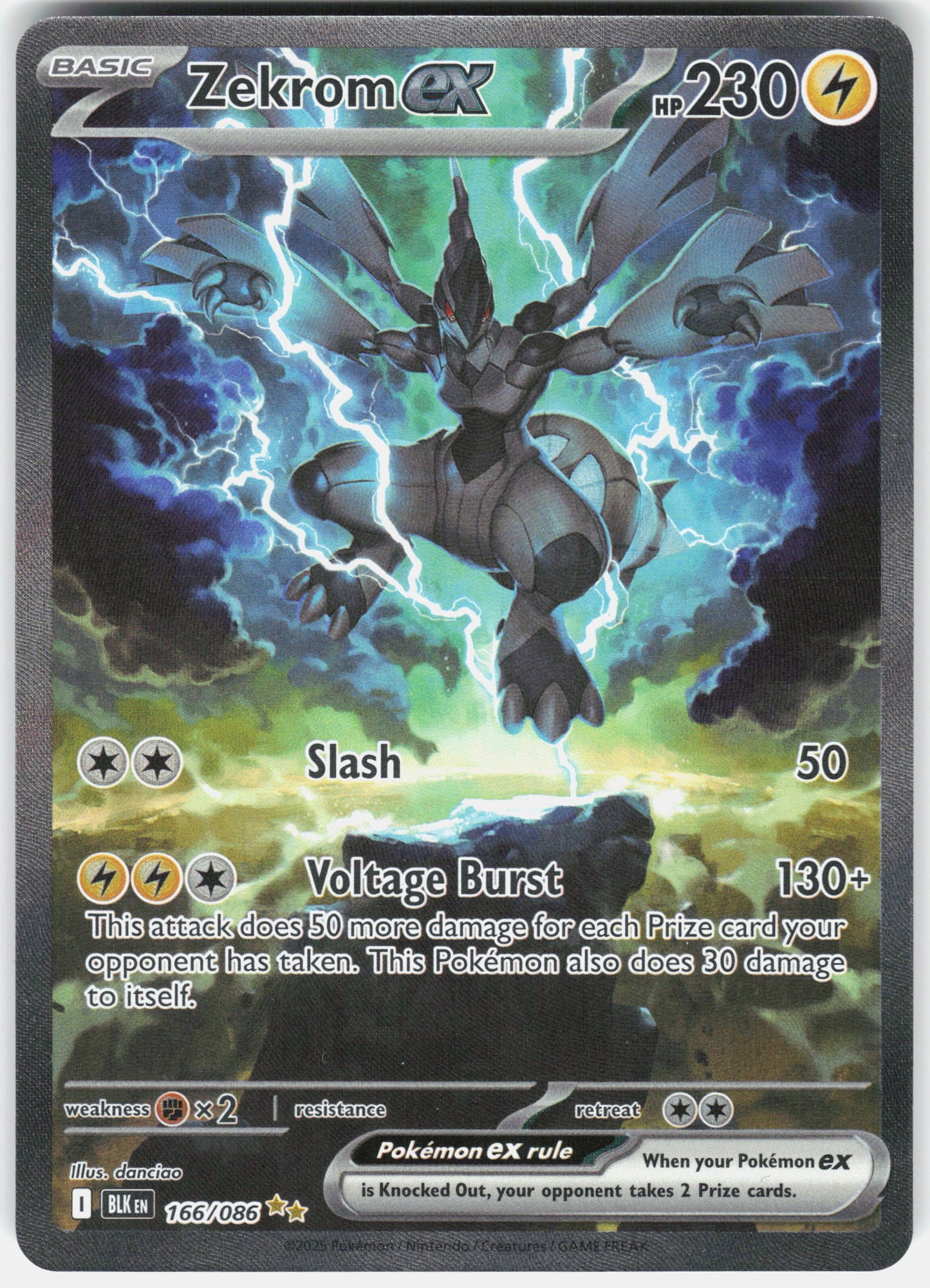 SV: Black Bolt #166/086 Zekrom ex