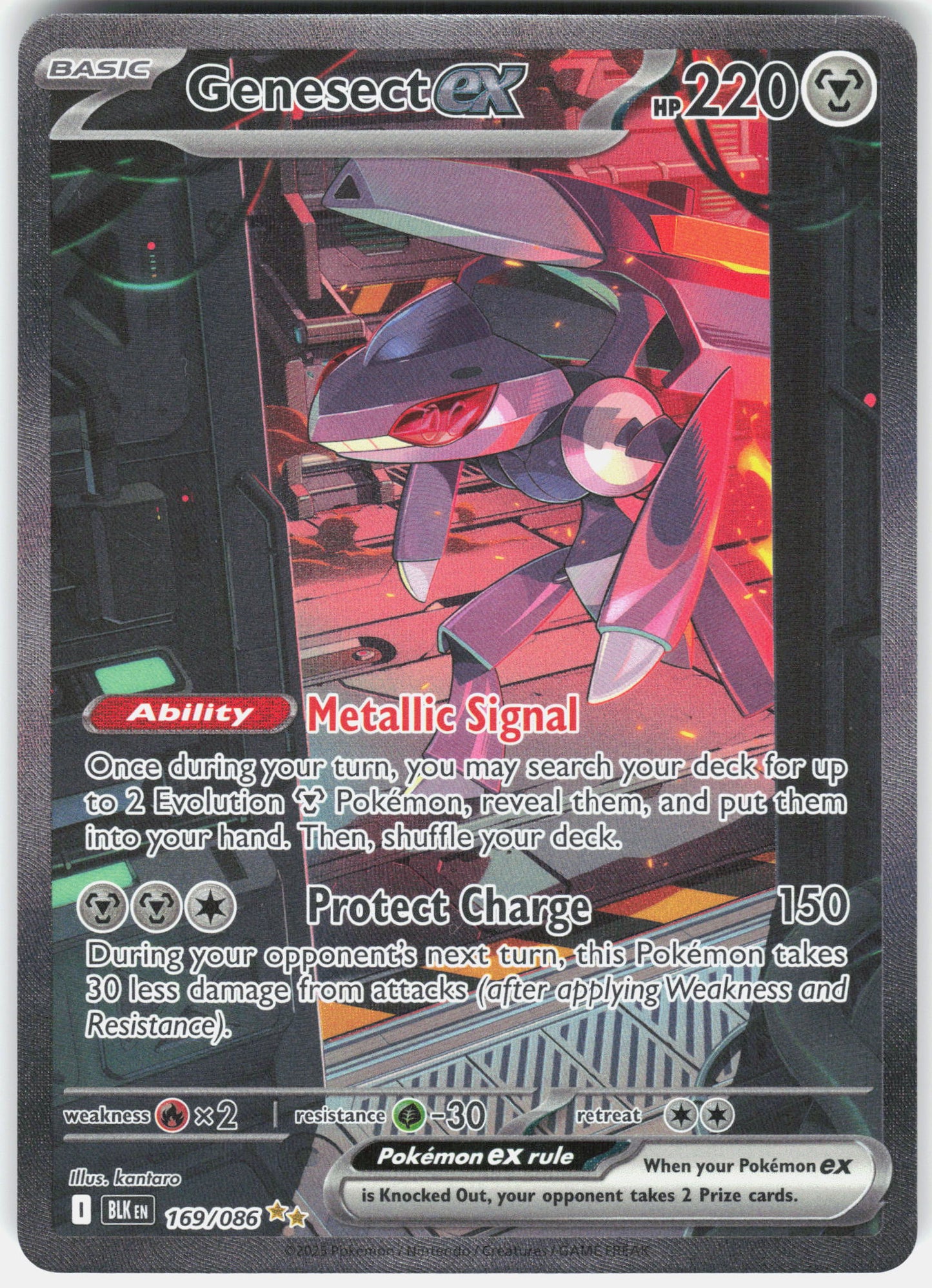 SV: Black Bolt #169/086 Genesect ex