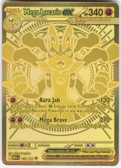 ME01: Mega Evolution #188/132 Mega Lucario ex