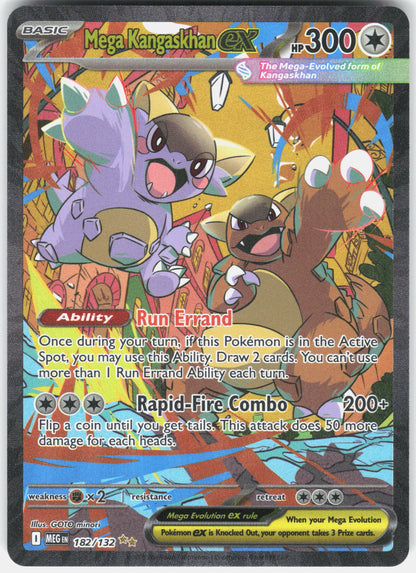 ME01: Mega Evolution #182/132 Mega Kangaskhan ex