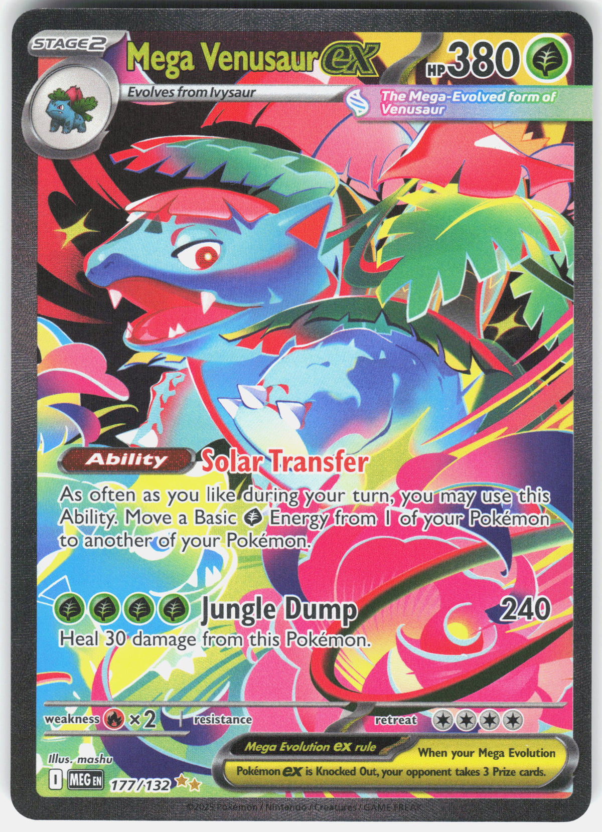 ME01: Mega Evolution #177/132 Mega Venusaur ex
