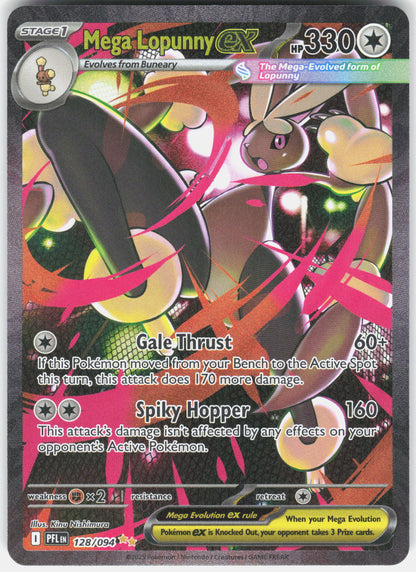 ME02: Phantasmal Flames #128/094 Mega Lopunny ex