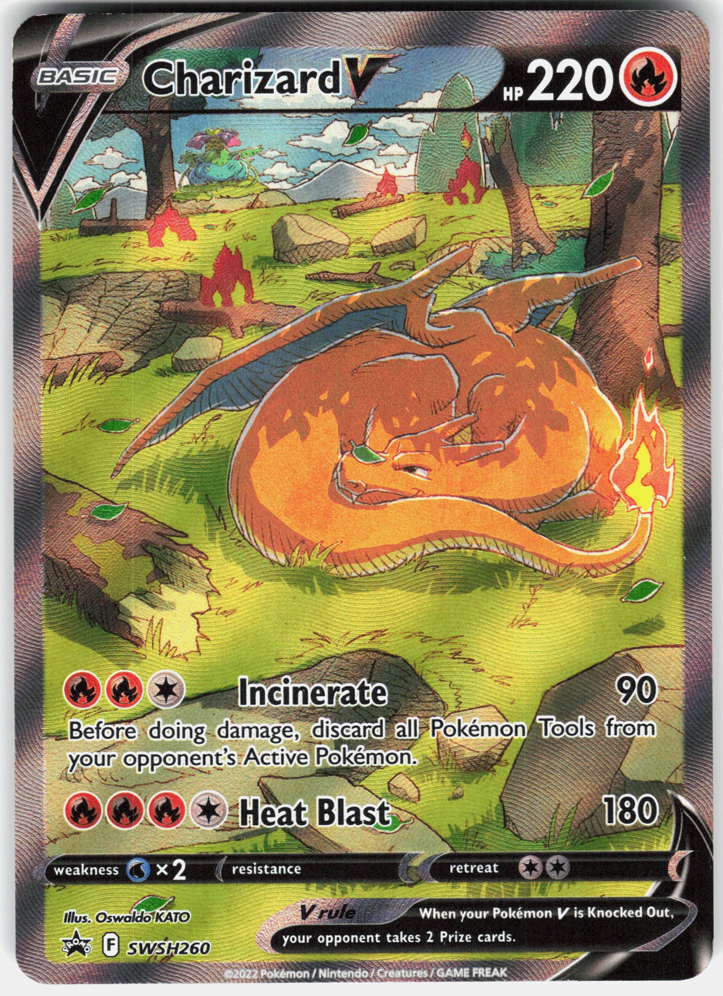 SWSH: Sword & Shield Promo Cards #SWSH260 Charizard V