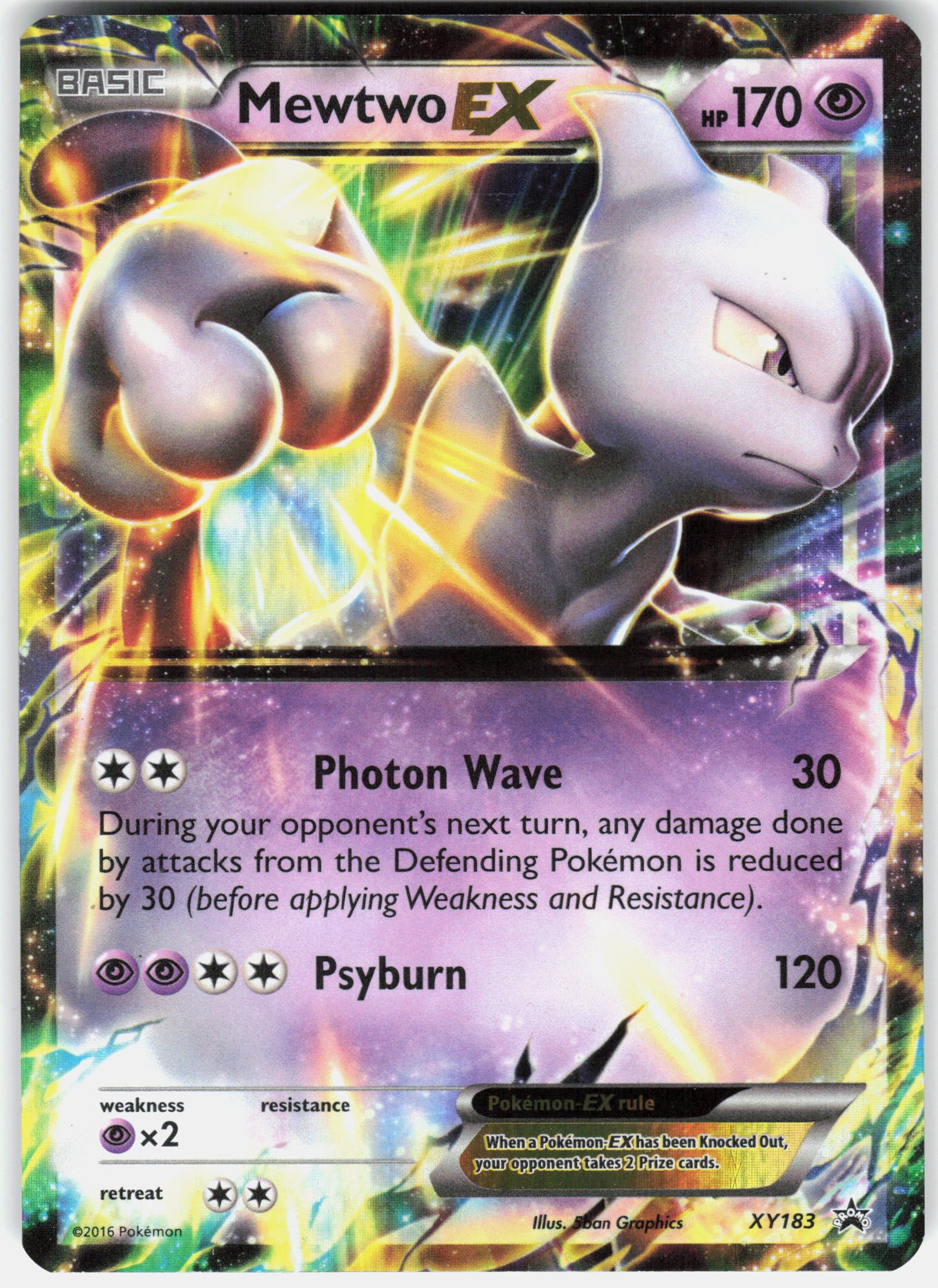 XY Promos #XY183 Mewtwo EX