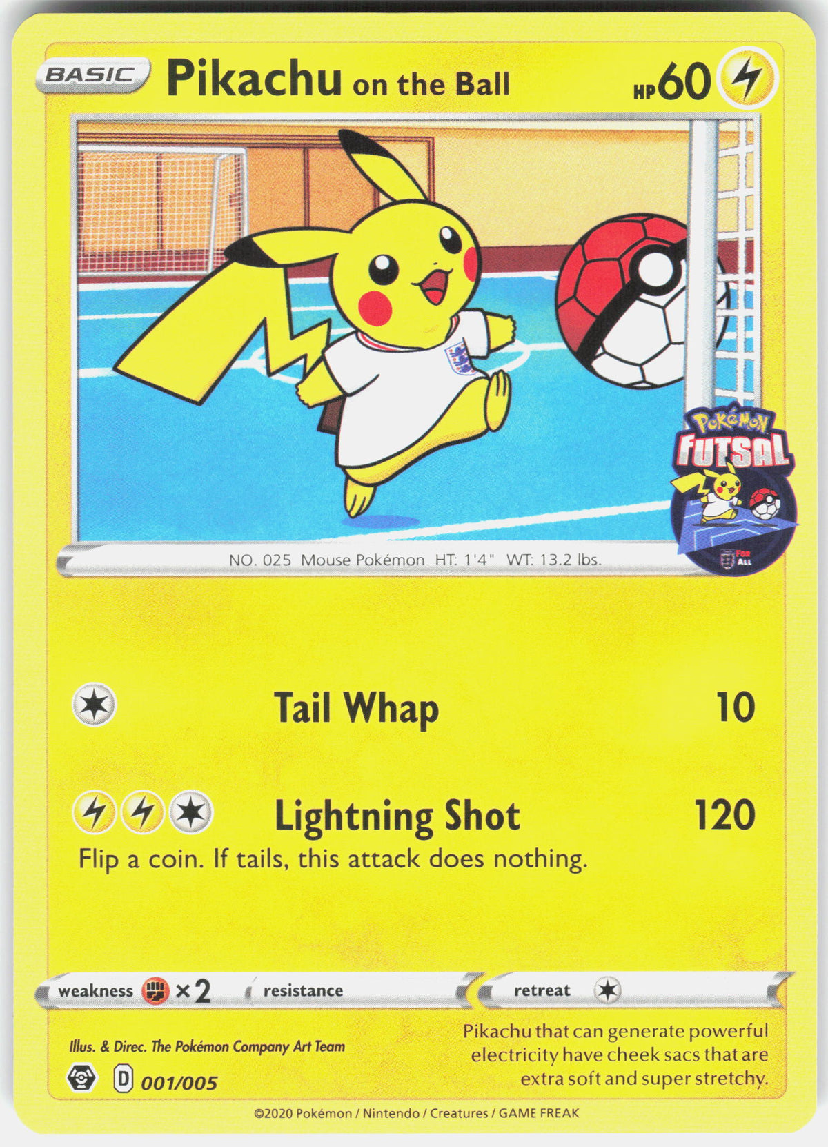 Miscellaneous Cards & Products #001/005 Pikachu on the Ball
