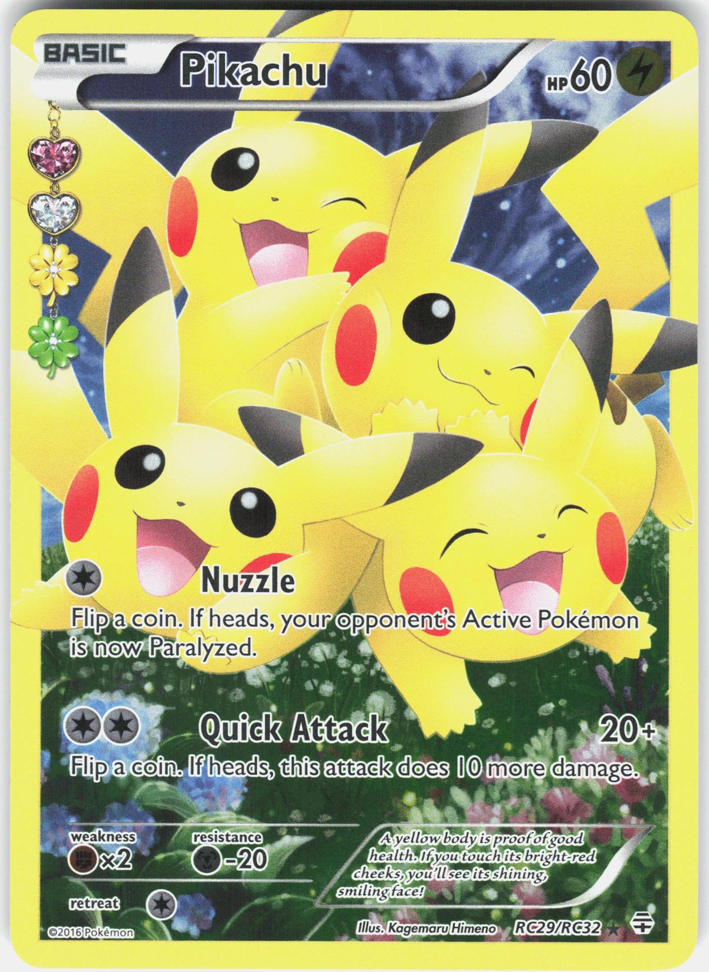 Generations: Radiant Collection #RC29/RC32 Pikachu (Full Art)