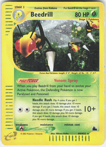 Skyridge #H04/H32 Beedrill (H4)