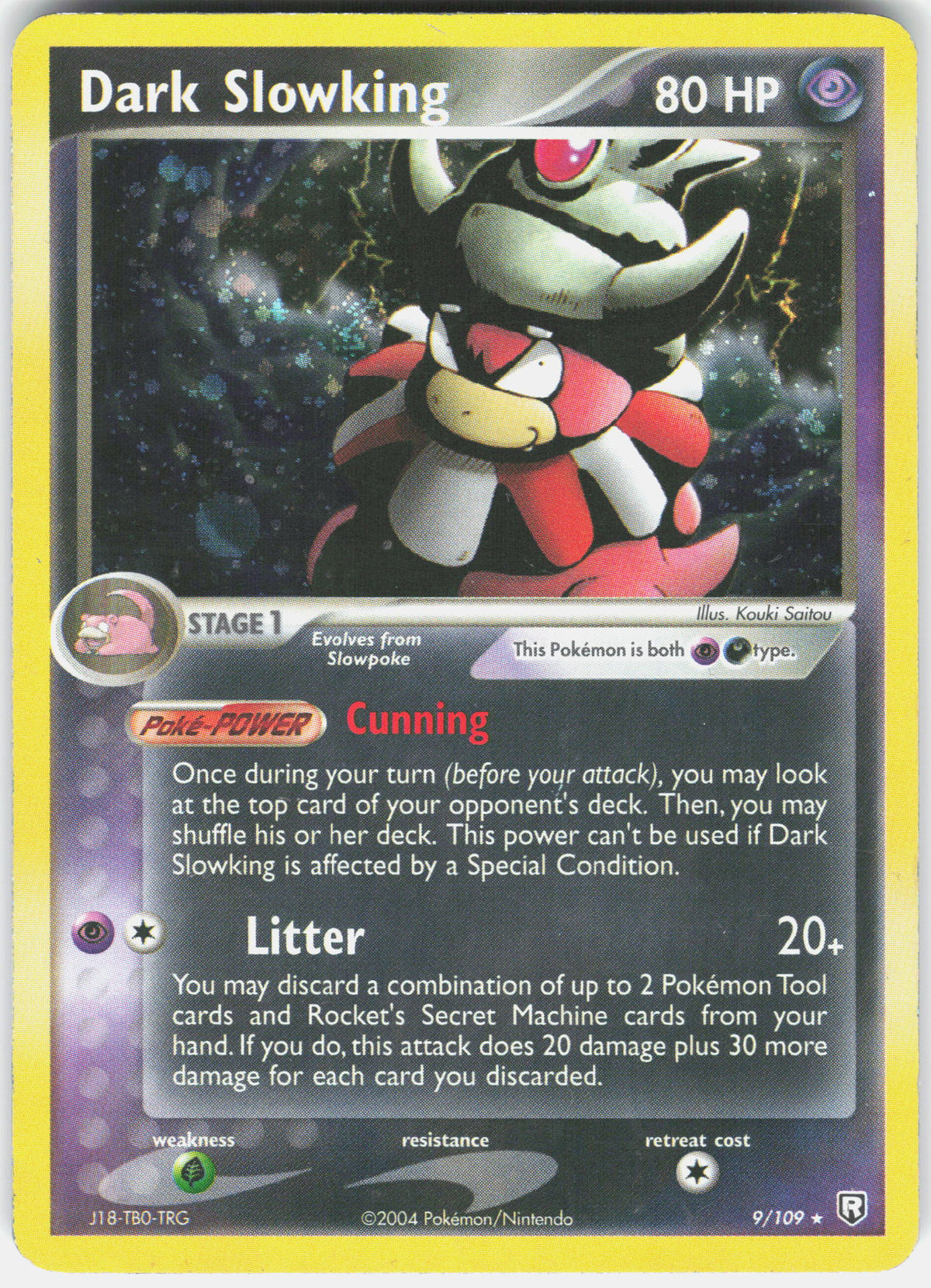 Team Rocket Returns #9/109 Dark Slowking
