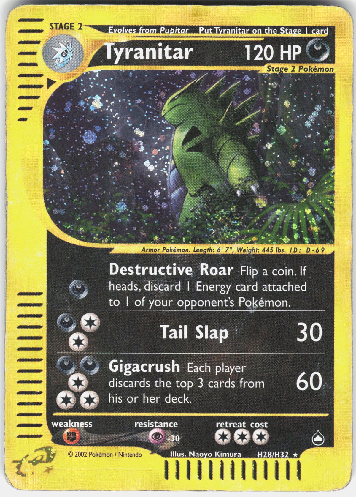 Aquapolis #H28/H32 Tyranitar (H28)