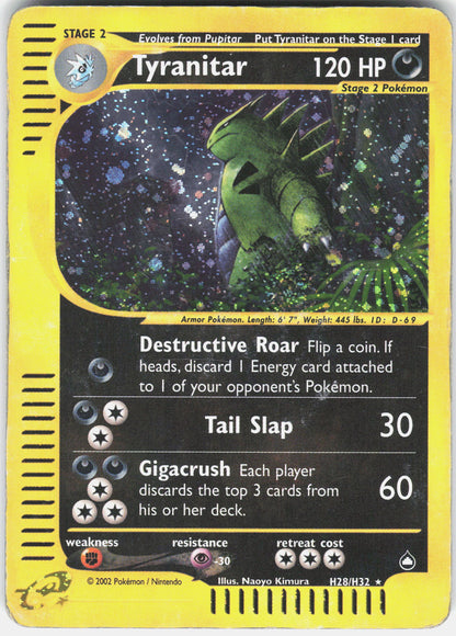 Aquapolis #H28/H32 Tyranitar (H28)