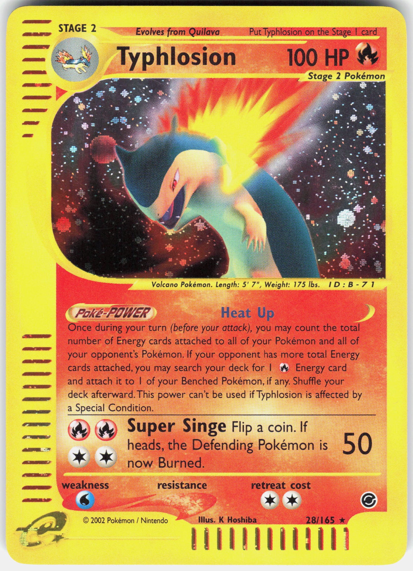 Expedition #028/165 Typhlosion (28)