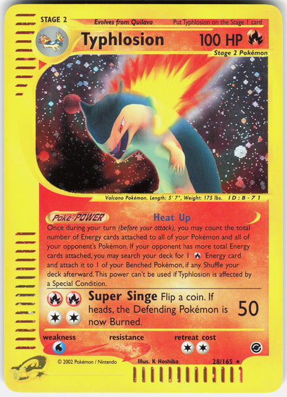 Expedition #028/165 Typhlosion (28)