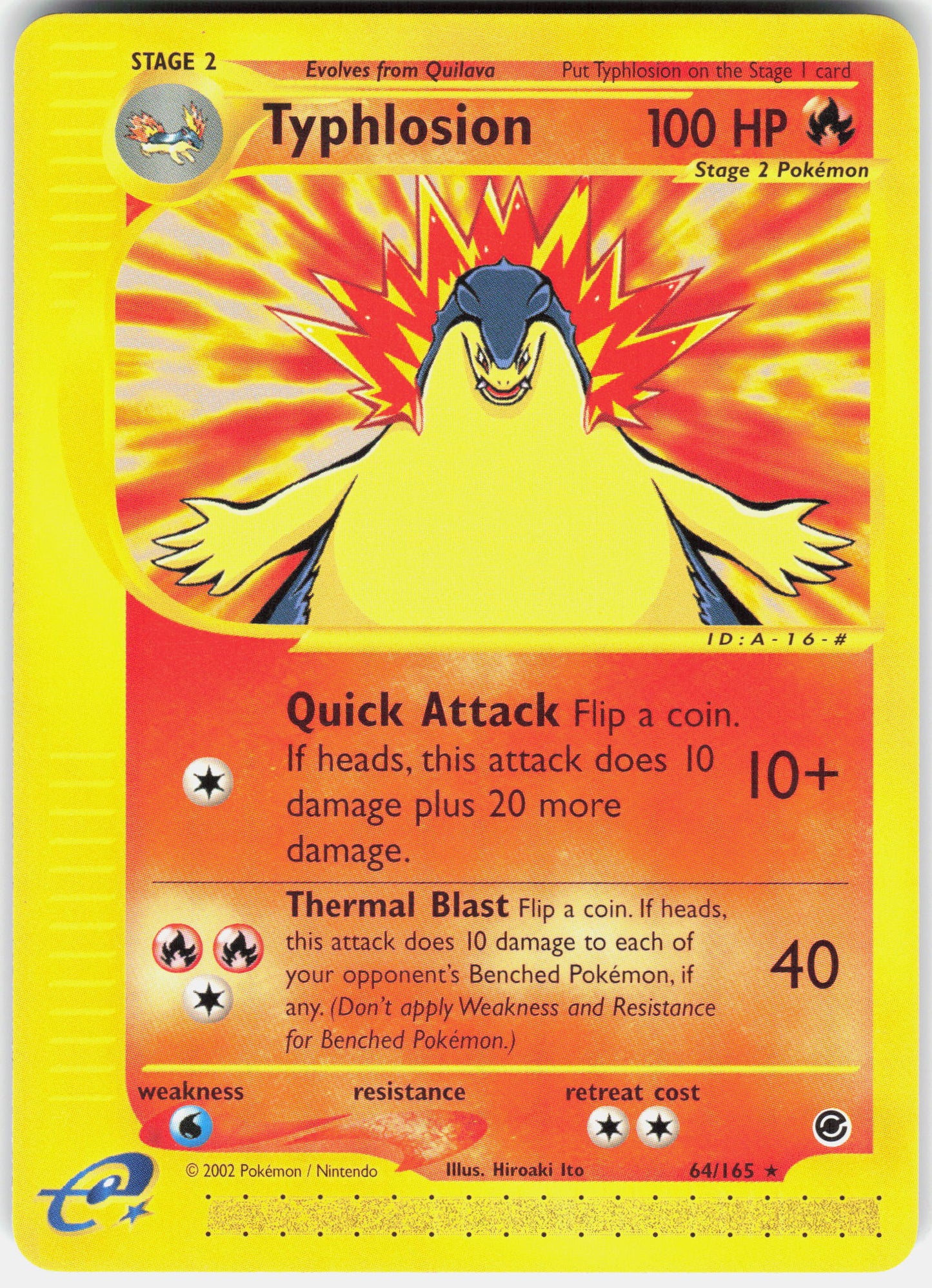 Expedition #064/165 Typhlosion (64)