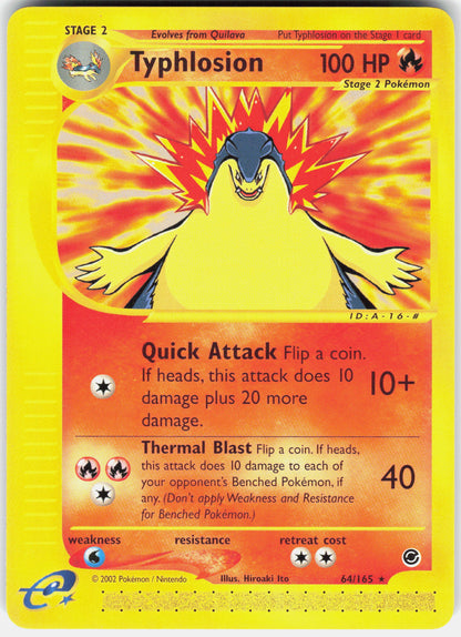Expedition #064/165 Typhlosion (64)