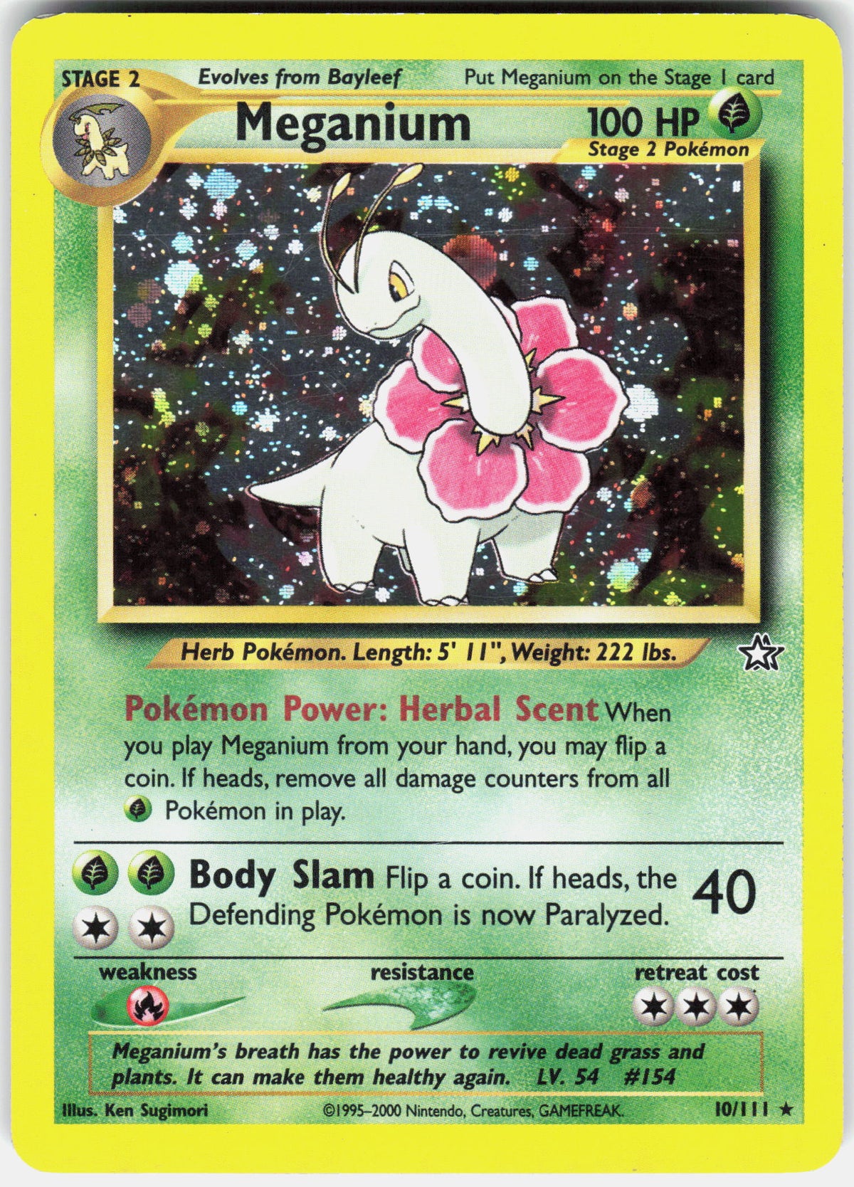 Neo Genesis #010/111 Meganium (10)