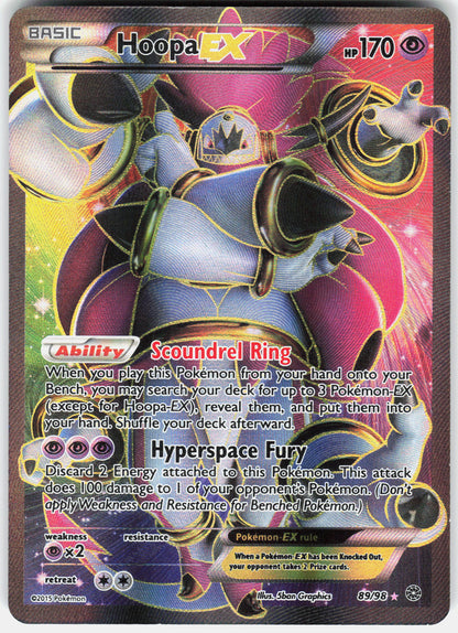 XY - Ancient Origins #89/98 Hoopa EX (89 Full Art)