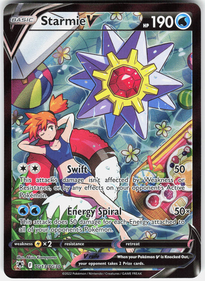SWSH10: Astral Radiance Trainer Gallery #TG13/TG30 Starmie V