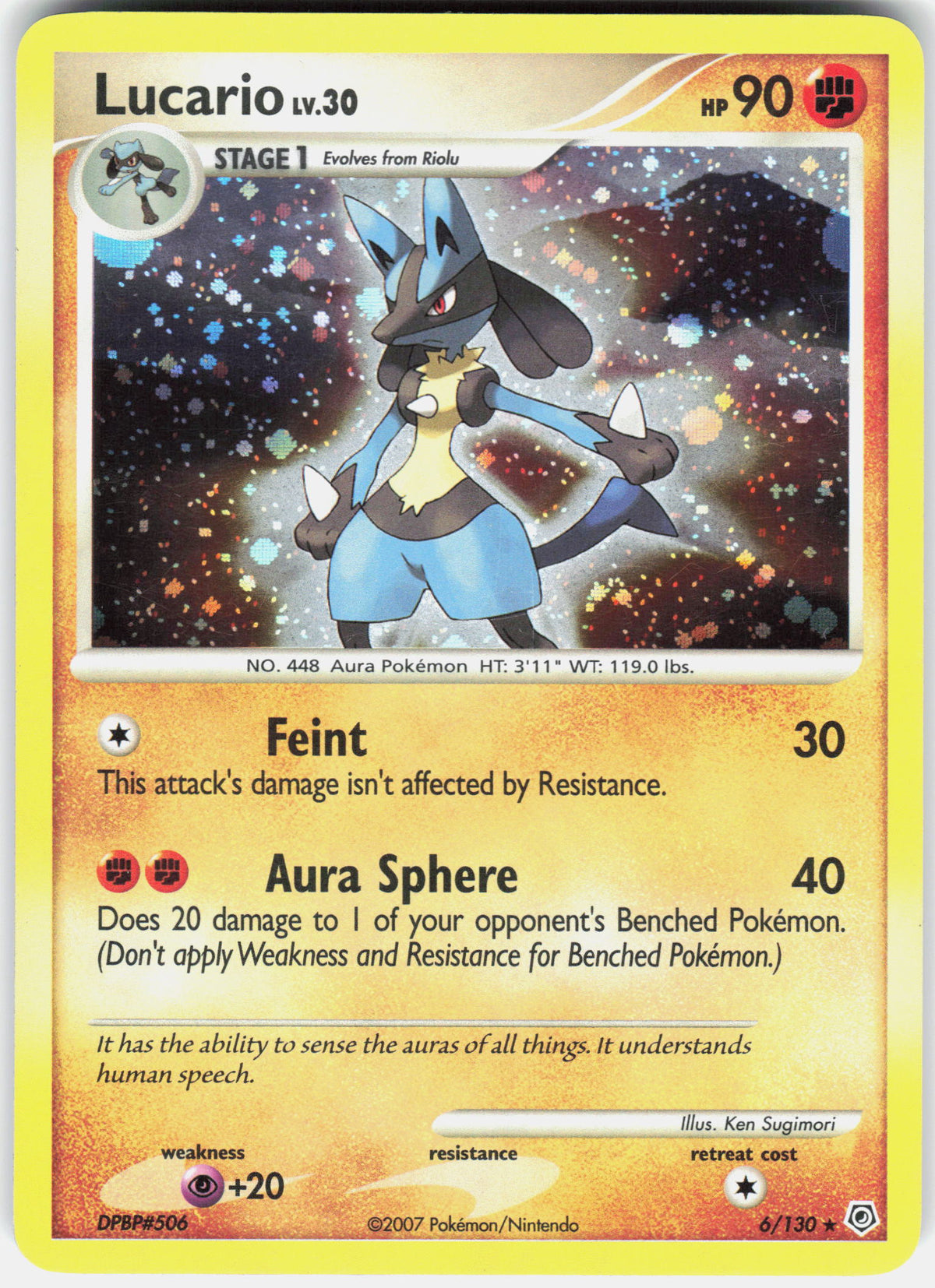 Diamond and Pearl #6/130 Lucario