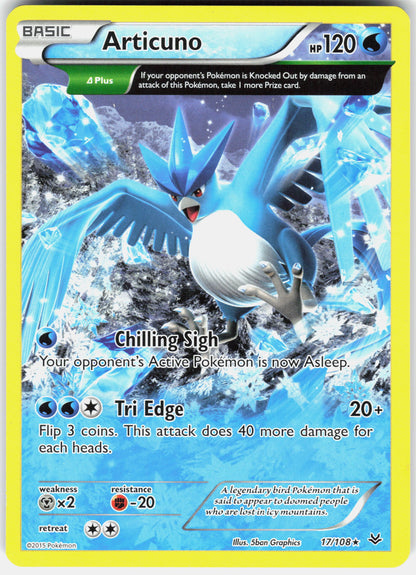 XY - Roaring Skies #17/108 Articuno (17 Delta)