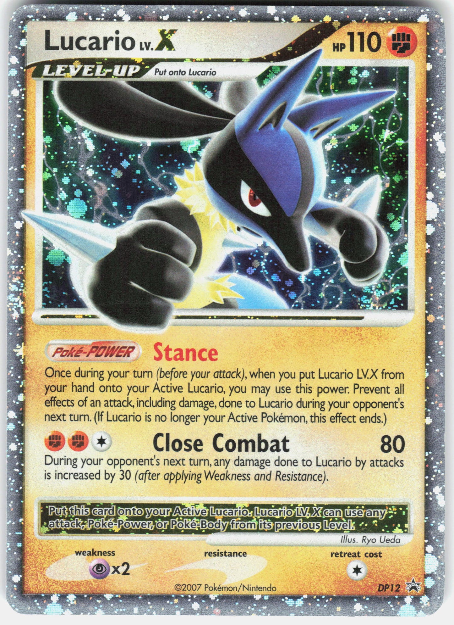 Diamond and Pearl Promos #DP12 Lucario LV.X