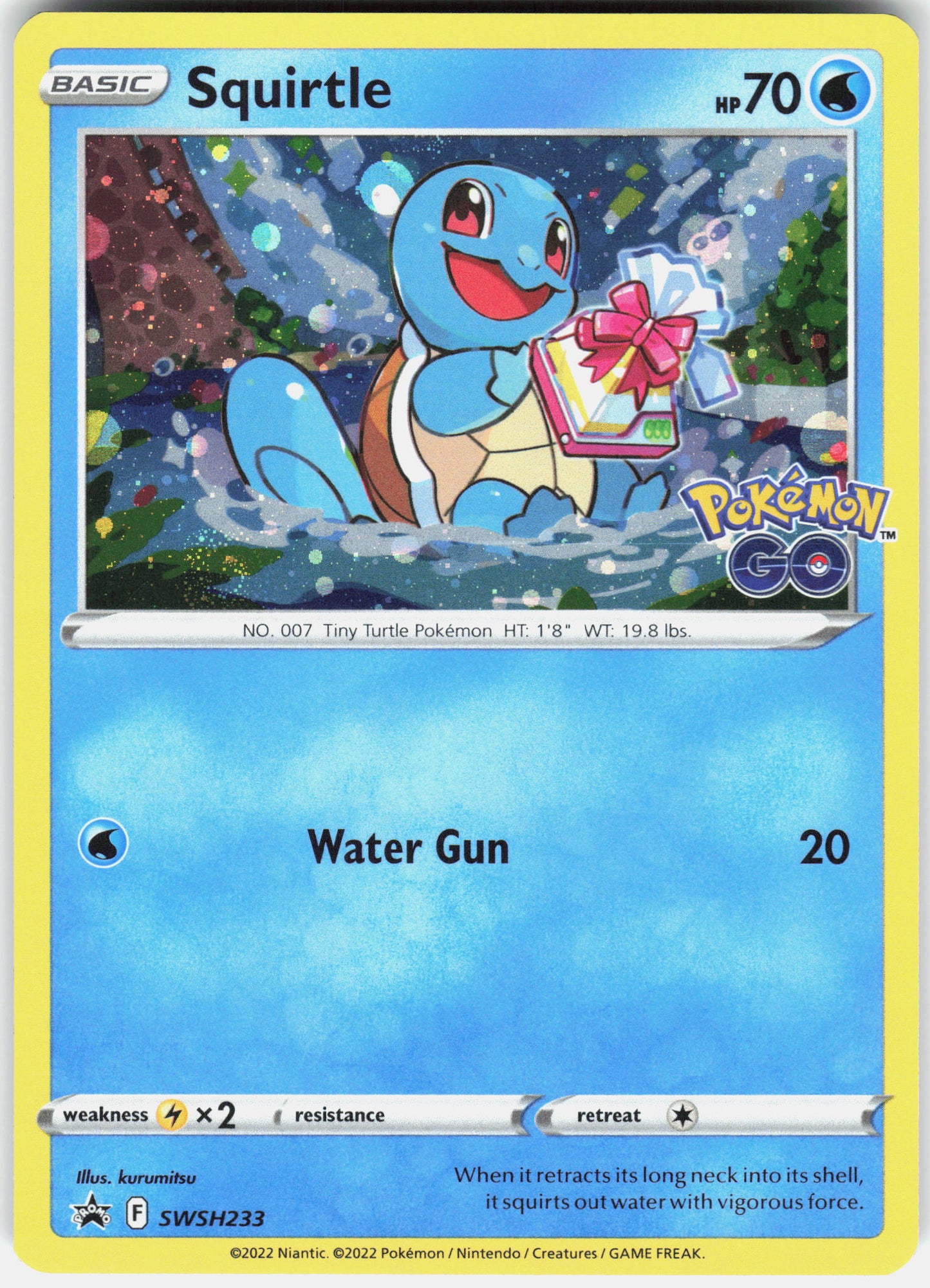 SWSH: Sword & Shield Promo Cards #SWSH233 Squirtle