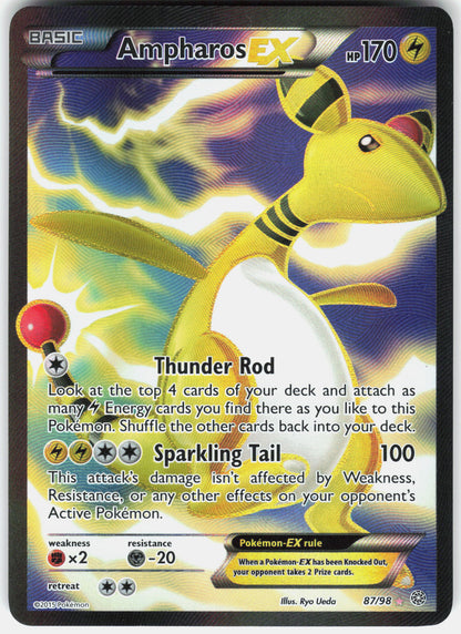 XY - Ancient Origins #87/98 Ampharos EX (87 Full Art)