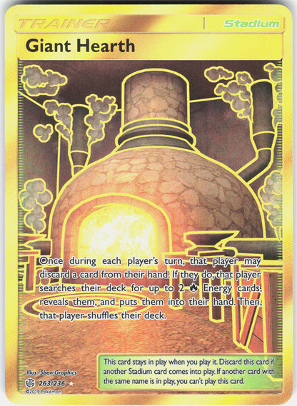 SM - Cosmic Eclipse #263/236 Giant Hearth (Secret)