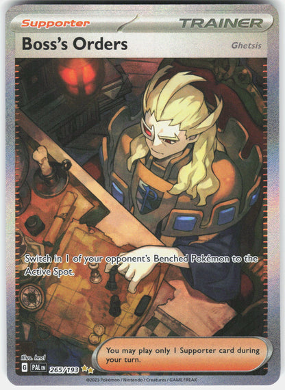 SV02: Paldea Evolved #265/193 Boss's Orders