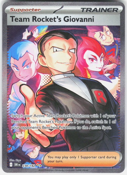 SV10: Destined Rivals #238/182 Team Rocket's Giovanni