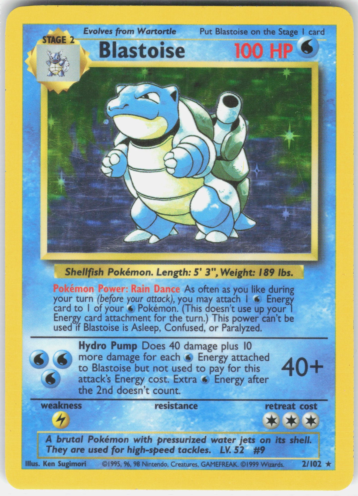 Base Set #002/102 Blastoise