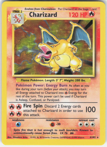 Base Set #004/102 Charizard