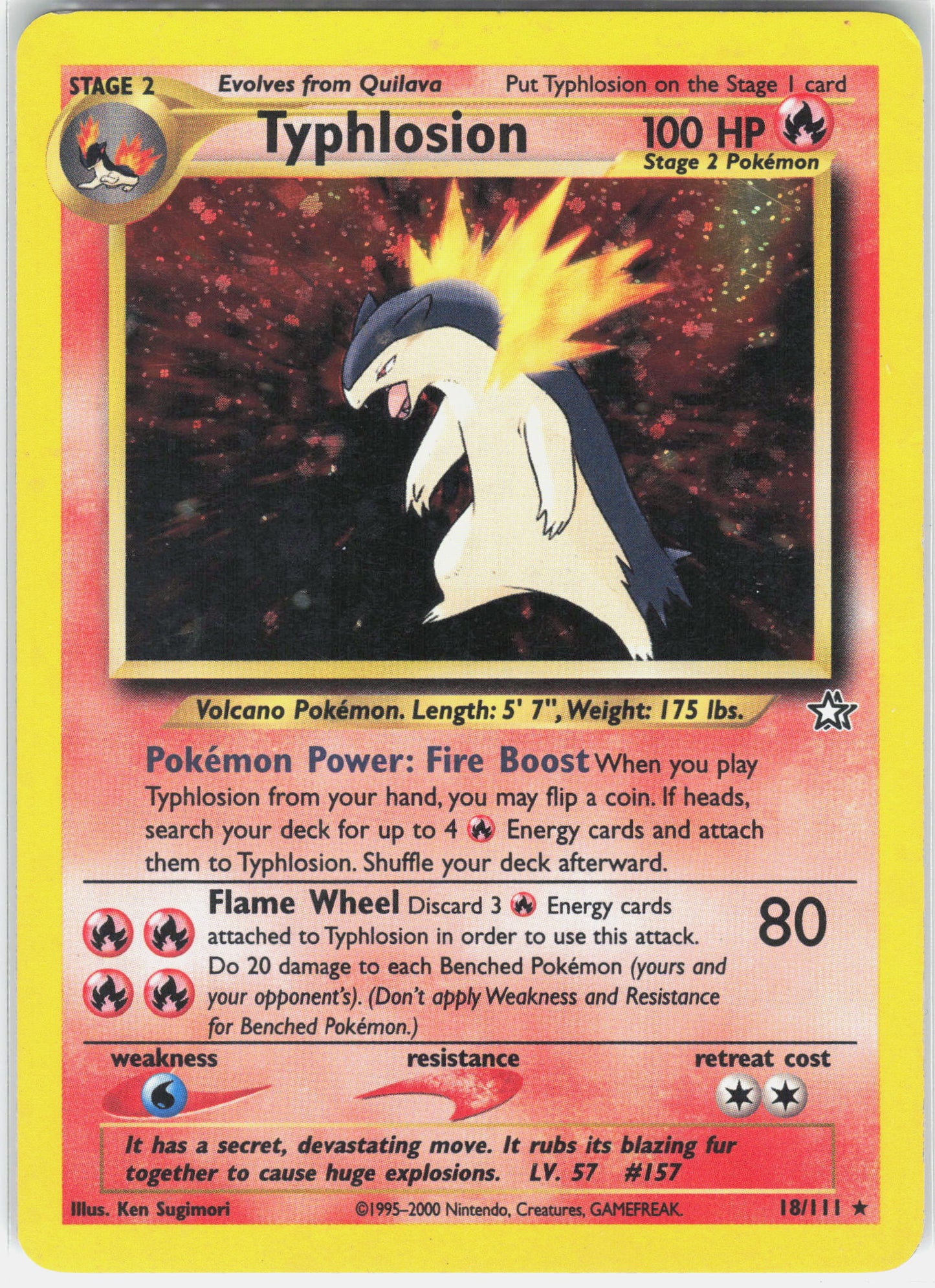 Neo Genesis #018/111 Typhlosion (18)