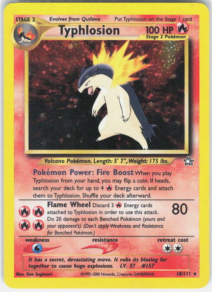 Neo Genesis #018/111 Typhlosion (18)