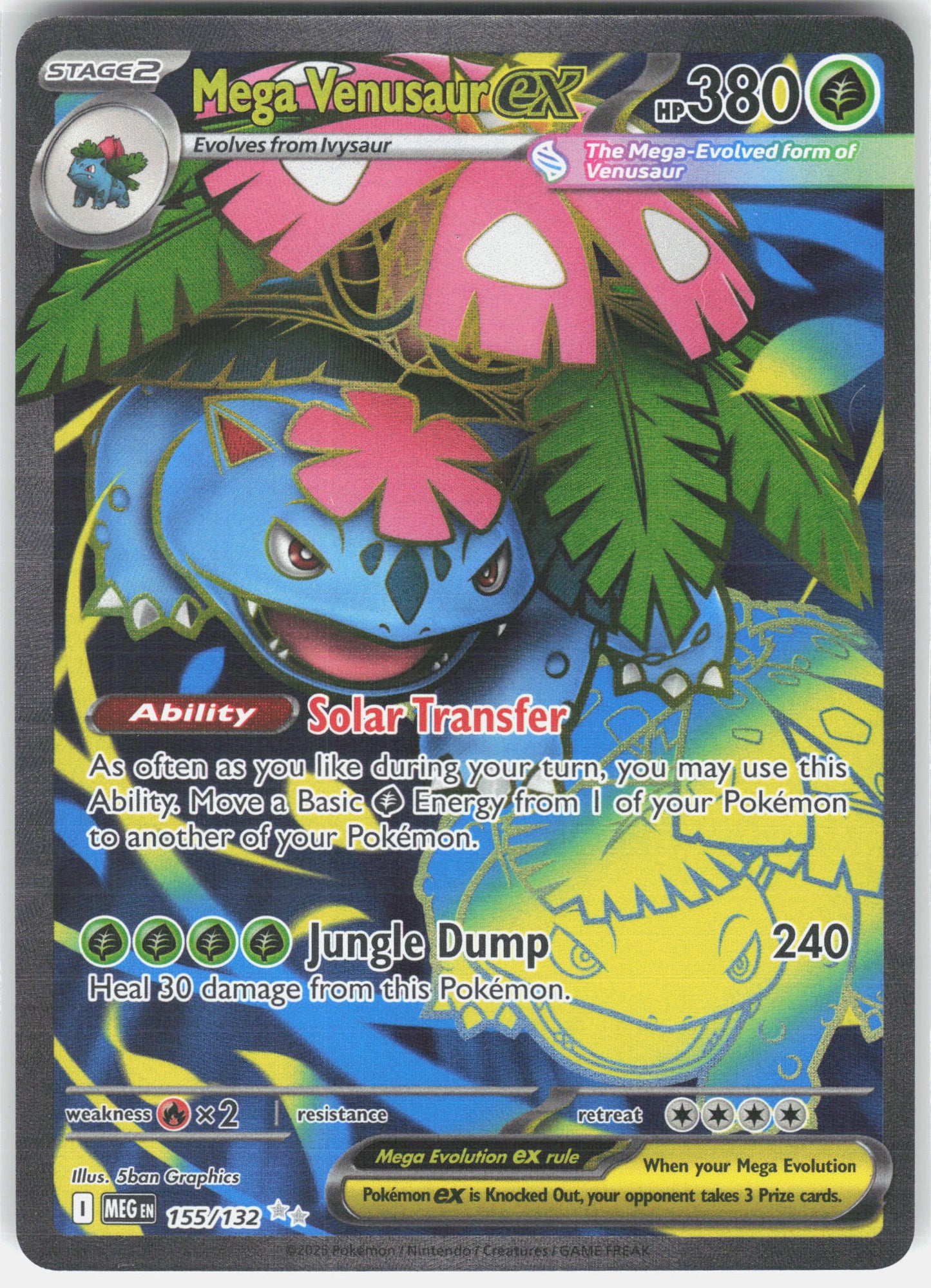 ME01: Mega Evolution #155/132 Mega Venusaur ex