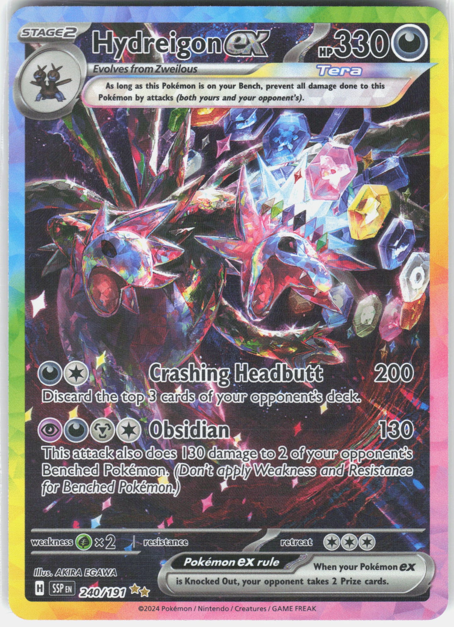 SV08: Surging Sparks #240/191 Hydreigon ex