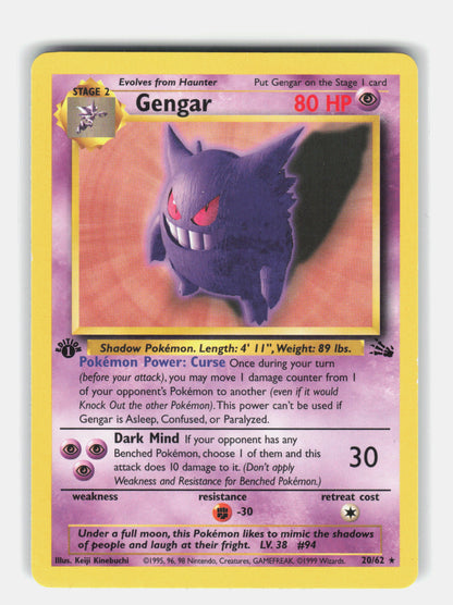Fossil #20/62 Gengar (20)