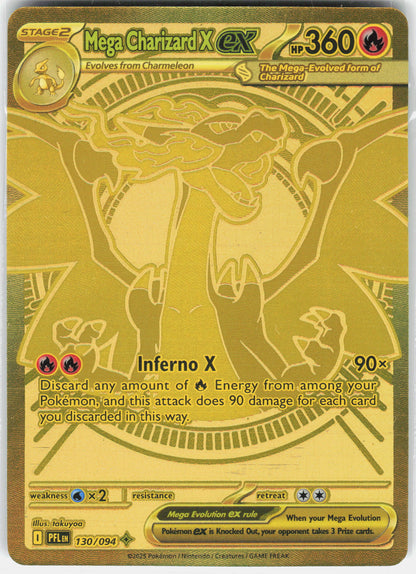 ME02: Phantasmal Flames #130/094 Mega Charizard X ex