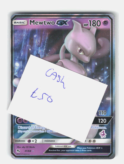 Hidden Fates #31/68 Mewtwo GX