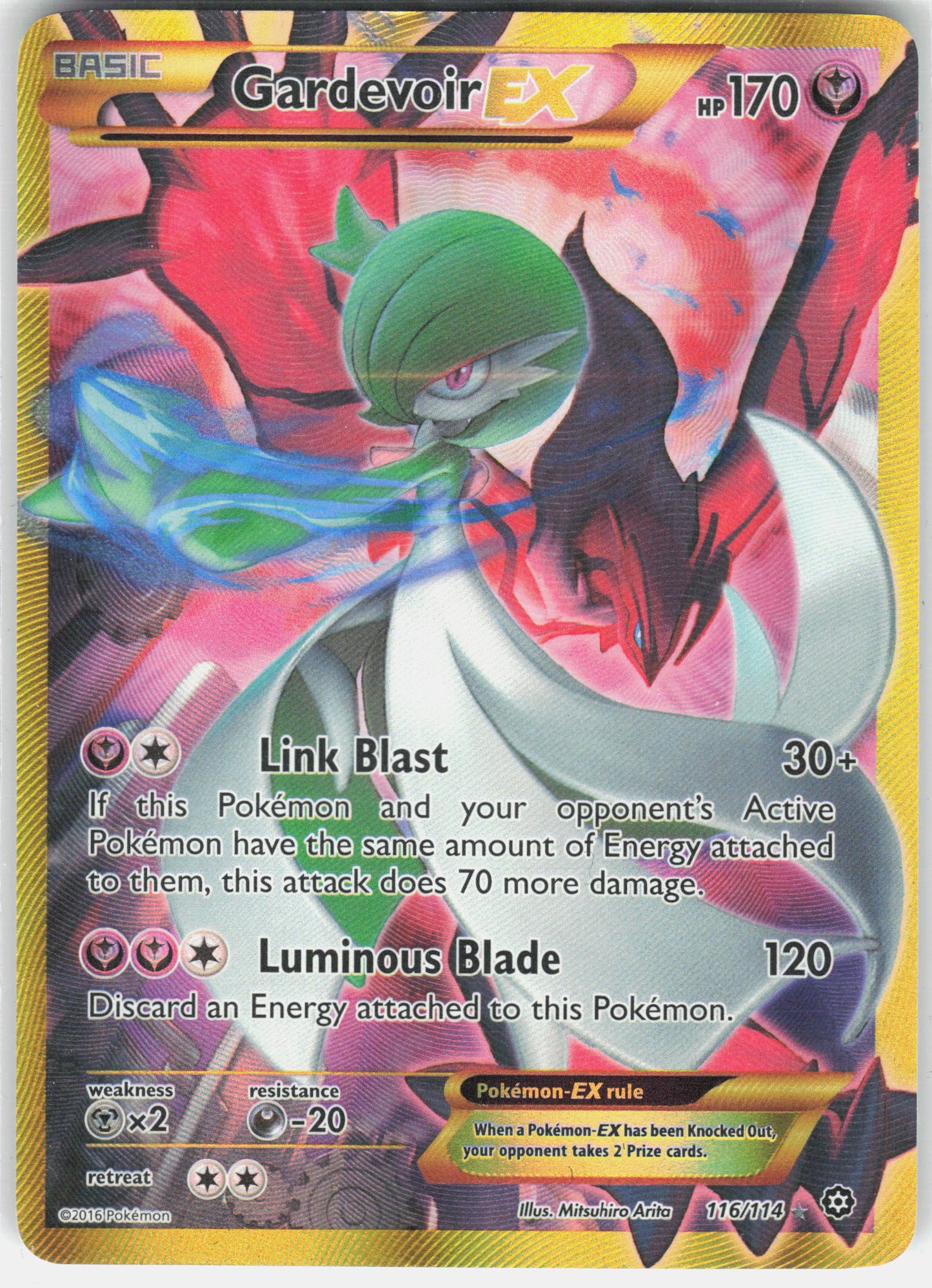 XY - Steam Siege #116/114 Gardevoir EX (Secret)